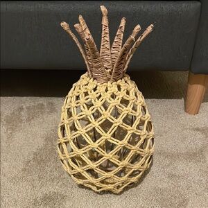 Woven Pineapple Decor